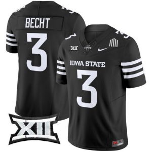 NCAA CUSTOM F.U.S.E Jerseys #3 Iowa state Black jersey