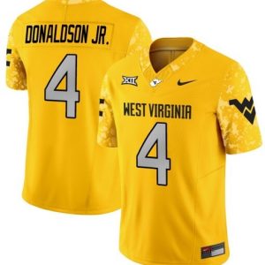 NCAA CUSTOM F.U.S.E Jerseys #4 West virginia jersey