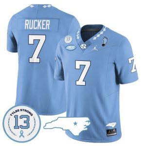 NCAA CUSTOM F.U.S.E Jerseys #7 Rucker Blue jersey