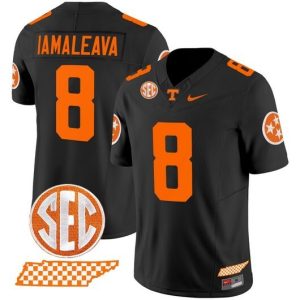 NCAA CUSTOM F.U.S.E Jerseys #8 Iamaleava Black jersey