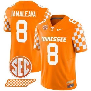 NCAA CUSTOM F.U.S.E Jerseys #8 Iamaleava Orange jersey