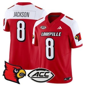 NCAA CUSTOM F.U.S.E Jerseys #8 Jackson Red jersey