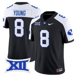 NCAA CUSTOM F.U.S.E Jerseys #8 Young Black jersey
