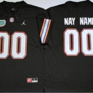 NCAA CUSTOM Florida Gators Black_1 #00 jersey