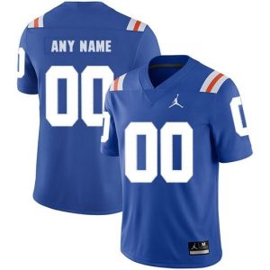 NCAA CUSTOM Florida Gators Blue #00 jersey