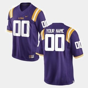 NCAA CUSTOM LSU Tigers Purple #00 jersey