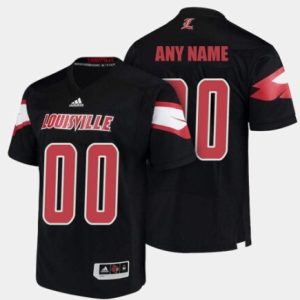 NCAA CUSTOM Louisville Cardinals Black #00 jersey