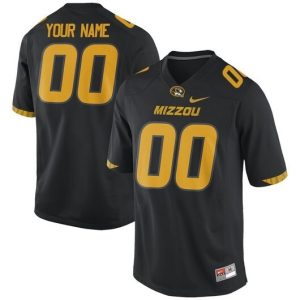 NCAA CUSTOM MISSOURI TIGERS Black #00 jersey
