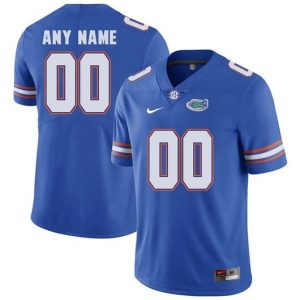 NCAA CUSTOM NIKE Florida Gators Blue #00 jersey