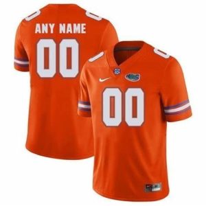 NCAA CUSTOM NIKE Florida Gators Orange #00 jersey