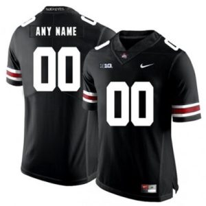 NCAA CUSTOM Ohio State Buckeyes Black #00 jersey