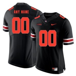 NCAA CUSTOM Ohio State Buckeyes Black #00 (2) jersey