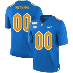NCAA CUSTOM Pittsburgh Panthers Blue #00 jersey