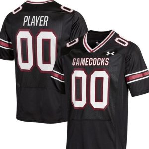 NCAA CUSTOM South Carolina Gamecock Black #00 jersey