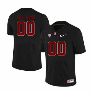 NCAA CUSTOM Stanford Cardinals Black #00 jersey
