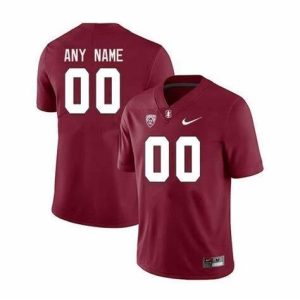 NCAA CUSTOM Stanford Cardinals Red #00 jersey