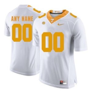 NCAA CUSTOM Tennessee Volunteers White #00 jersey