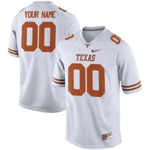 NCAA CUSTOM Texas Longhorns White.webp #00 jersey
