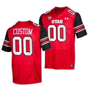 NCAA CUSTOM Utah Utes Red #00 jersey
