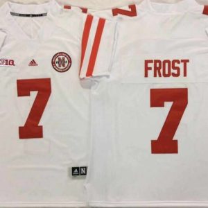 Nebraska Huskers White #7 FROST jersey