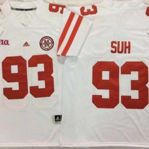 Nebraska Huskers White #93 SUH jersey