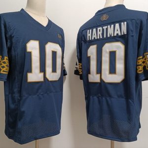 Norte Dame Fighting Irish #10 Sam Hartman Dark Blue Special Edition jersey