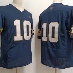 Norte Dame Fighting Irish #10 Sam Hartman Dark Blue Special Edition (2) jersey