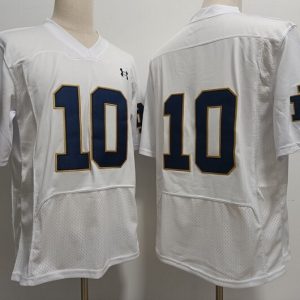 Norte Dame Fighting Irish #10 Sam Hartman White jersey