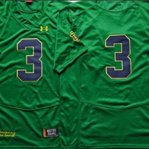 Norte Dame Fighting Irish Green #3 jersey