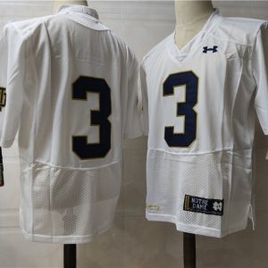 Norte Dame Fighting Irish NDF#3 White jersey