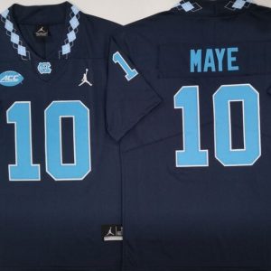North Carolina Tar Heels #10 Maye Deep Blue jersey