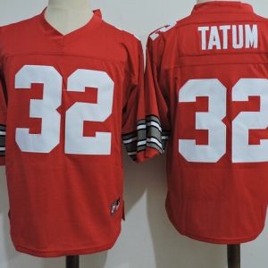 Ohio State Buckeyes #32 Red Retro jersey