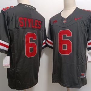 Ohio State Buckeyes #6 Sonny Styles Black jersey