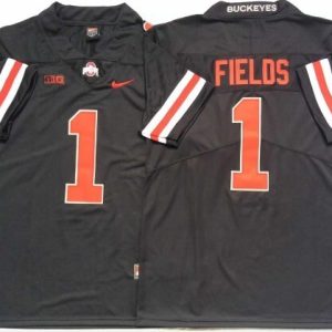 Ohio State Buckeyes Black-Red #1 FIELDS jersey