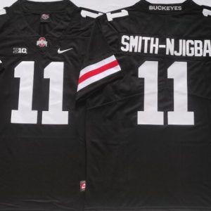 Ohio State Buckeyes Black 11 SMITH-NJIGBA jersey