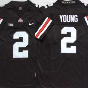 Ohio State Buckeyes Black #2 YOUNG jersey