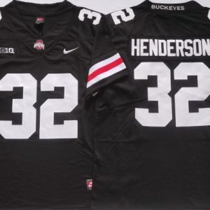 Ohio State Buckeyes Black 32 HENDERSON jersey