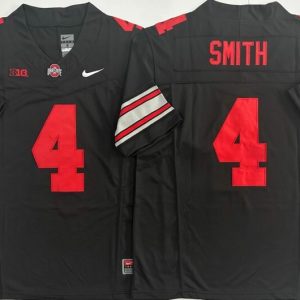 Ohio State Buckeyes Black #4 SMITH jersey