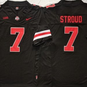 Ohio State Buckeyes Black #7 STROUD jersey