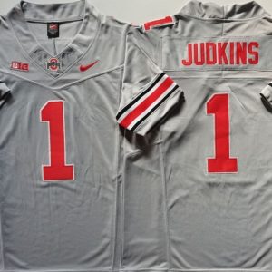 Ohio State Buckeyes GRAY #1 JUDKINS jersey