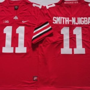 Ohio State Buckeyes Red #11 SMITH-NJIGBA jersey