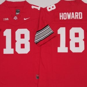 Ohio State Buckeyes Red #18 HOWARD jersey