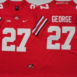 Ohio State Buckeyes Red #27 GEORGE jersey