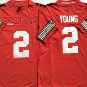 Ohio State Buckeyes Red #2 YOUNG_1 jersey