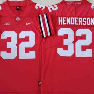 Ohio State Buckeyes Red #32 HENDERSON jersey
