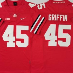 Ohio State Buckeyes Red #45 GRIFFIN jersey