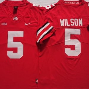 Ohio State Buckeyes Red #5 WILSON jersey