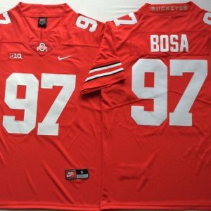 Ohio State Buckeyes Red #97 BOSA jersey