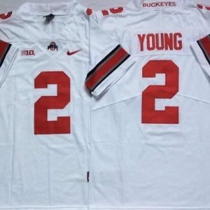 Ohio State Buckeyes White #2 YOUNG jersey
