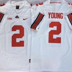 Ohio State Buckeyes White #2 YOUNG_1 jersey